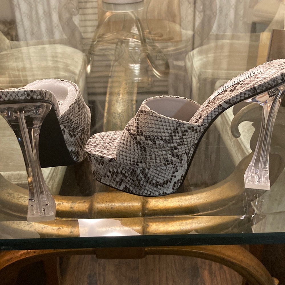High heel mules